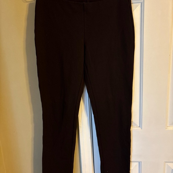 Eileen Fisher Brown Straight Leg Pants - Picture 1 of 6